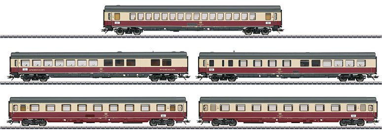 TEE 32 Parsifal Express Train Passenger Car Set