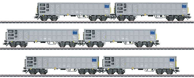 SBB Cargo Type Fas High-Side Gondola 6-Car Set, Era VI