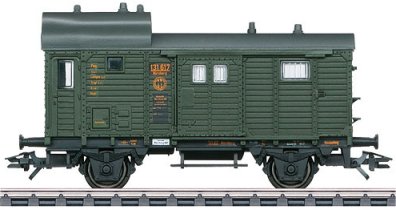 DRG Type Pwg Pr 14 Freight Train Baggage Car, Era II