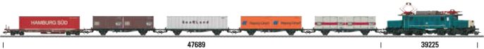 DB Container Flat 5-Car Set, Era IV