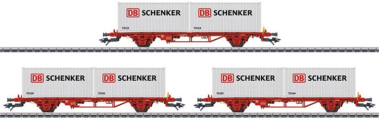 DB Schenker Container Transport 3-Car Set, Era VI