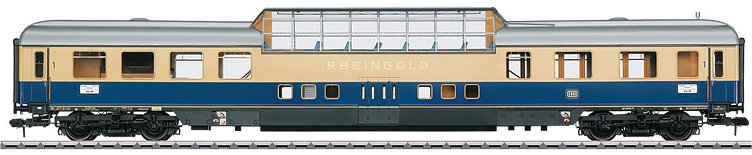 DB Type AD4m-62 Rheingold 1962 Vista Dome Car, Era III