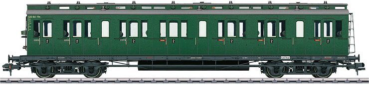 DB Type B4w Passenger Car, 2nd Class, Era III