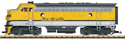 DRGW F7 A Diesel Locomotive, Era III
