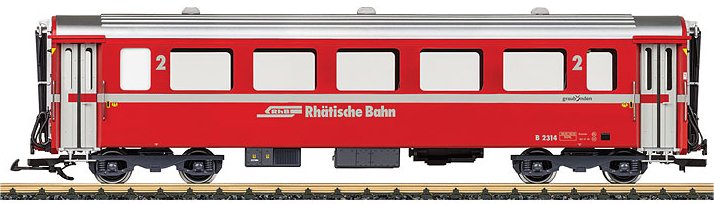 RhB Express Train Passenger Car, 2nd Class, Era VI