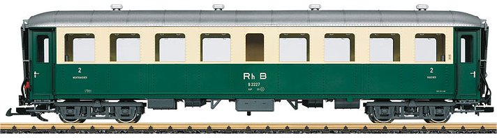 RhB Passenger Car, 2nd Class, Era III