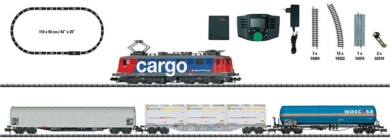 Digital SBB Freight Train Starter Set w/Mobile Station, 230V