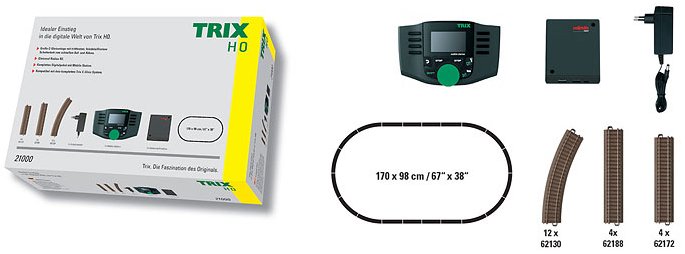 Digital Start Set w/Mobile Station, 230V (without rolling stock)