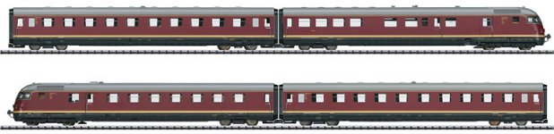 DB TEE VT 08.5 Paris-Ruhr Diesel Pwd Rail Car Train, E