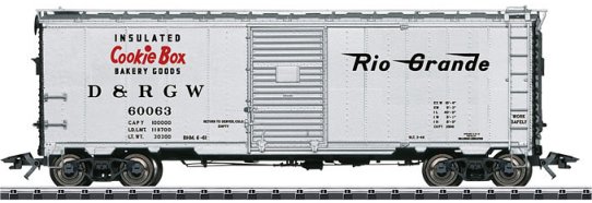 D&RGW Single-Door Box Car, Era III (RP25)