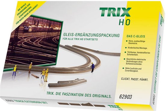 Trix H0 C Track Extension Set C3