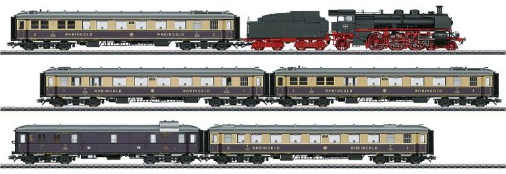 DRG Rheingold 1928 Train Set, Era II