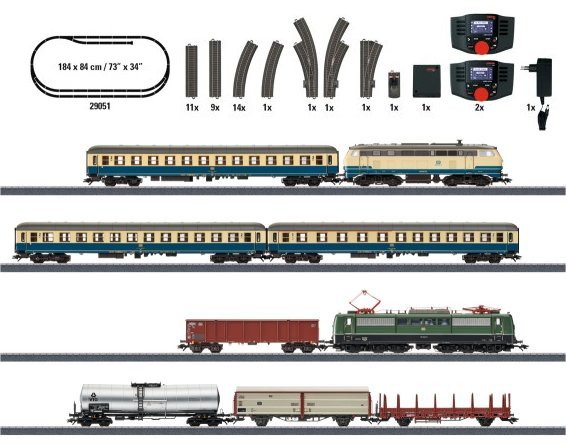 Era IV 2-Locomotives Starter Set w/2 Mobile Stations