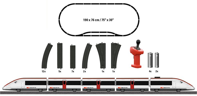 Swiss Express Train Starter Set (batteries included)