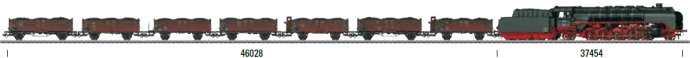 DB cl 45 Heavy Freight Steam Locomotive w/Tender, Era III