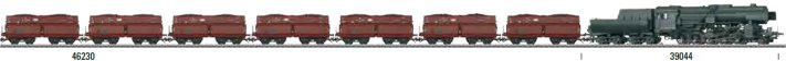 DRG cl 42 Heavy Steam Freight Locomotive w/Tub-Style Tender, Era II