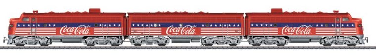 Coca-Cola F7 ABA Diesel Electric Locomotive