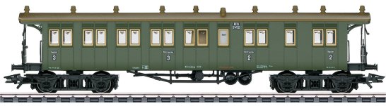 K.W.St.E. Wrttemberg Type BCCI Passenger Car, Era I