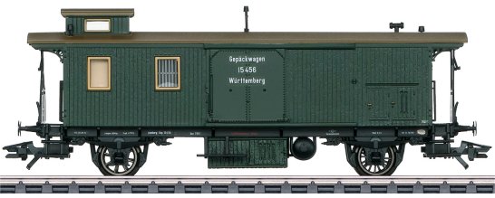 K.W.St.E. Wrttemberg Baggage Car, Era I