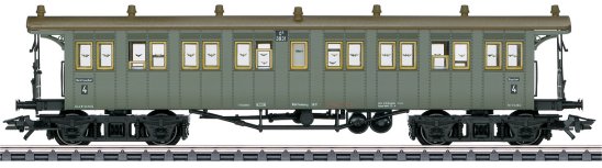 K.W.St.E. Wrttemberg Type C4 Passenger Car, Era I