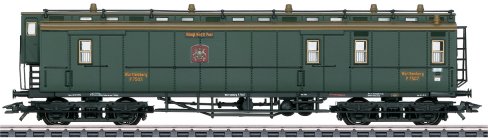 K.W.St.E. Wrttemberg Mail Car, Era I