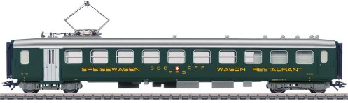 SBB Lightweight Steel Type Dr4 Dining Car, Era III