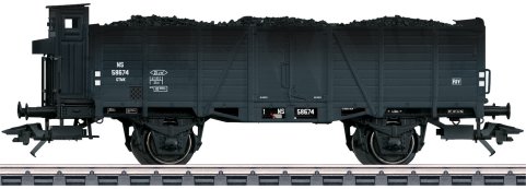 NS Type Om 21 High Side Gondola w/Brakeman's Cab, Era III