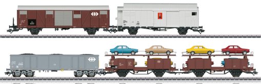 Freight Car Set for the Class Ce 6/8 II Switching Crocodile, Era IV
