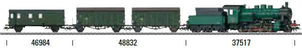 SNCB Type Pwgs 41 Freight Train Baggage Car, Era III