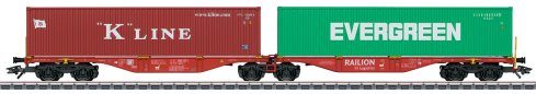 Railion DB Type Sggrss 80 Double Container Transport Car, Era VI