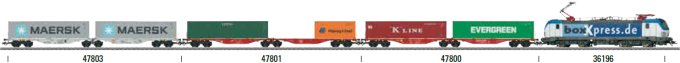 Railion DB Type Sggrss 80 Double Container Transport Car, Era VI