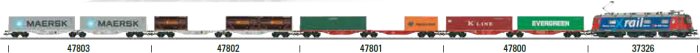 Railion DB Type Sggrss 80 Double Container Transport Car, Era VI