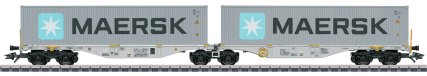 AAE, BoxX Type Sggrss 80 Double Container Transport Car, Era VI