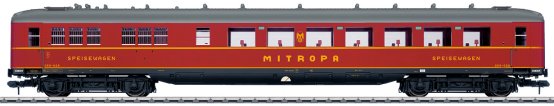 DR Schrzenwagen Mitropa Skirted Dining Car, Era III