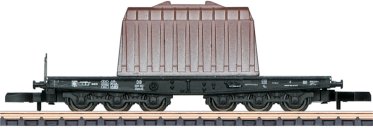 DB Type SSym 46 Heavy-Duty Flat Car w/Load of an Insulated Hood