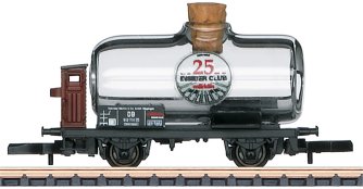 25 Year Insider Membership Club Glass Tank Car