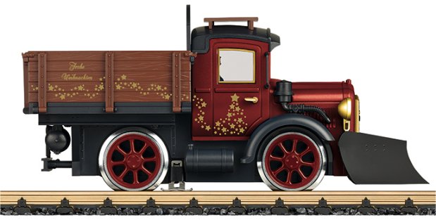 Christmas Rail Truck