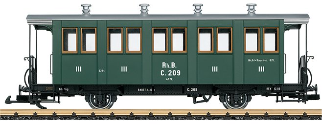 RhB Passenger Car, Car # C 209, 3rd Class, Era I