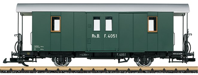 RhB Baggage Car, Car Number F 4051, Era I