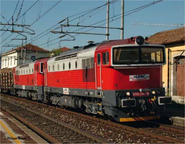 SBB cl D753 HUPAC Diesel Locomotive