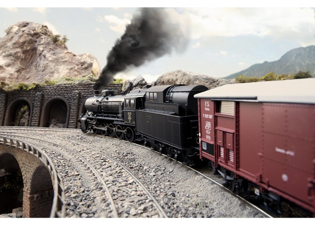 SBB cl C 5/6 Elephant Steam Locomotive, Era III