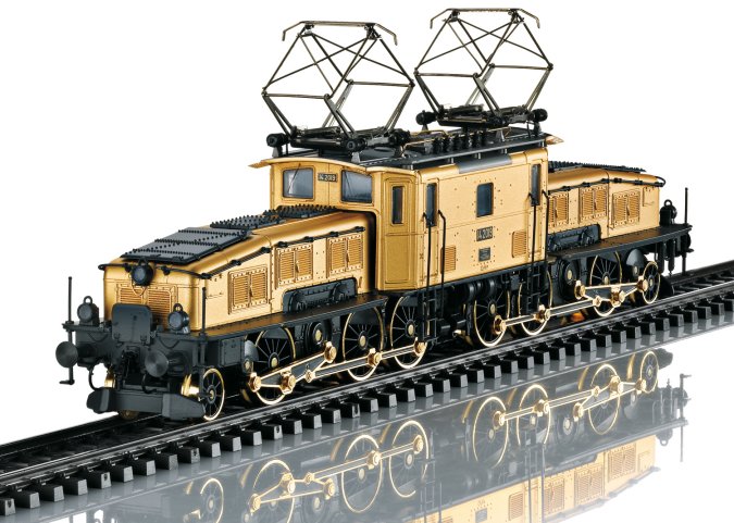 SBB cl Ce 6/8 II Crocodile Electric Loco, with 24 Karat Gold Plated