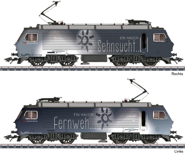 SOB cl Re 4/4 IV Electric Locomotive, Era VI