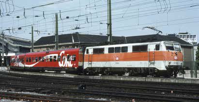 DB cl 111 Electric Locomotive in S-Bahn Version, Era V