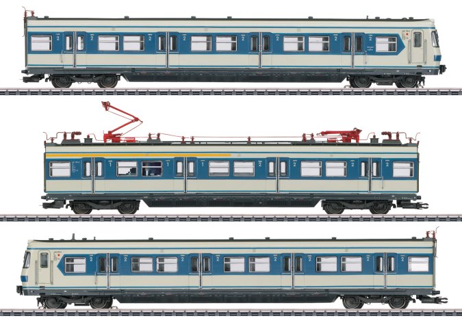 DB cl 420 S-Bahn Powered Rail Car Train, Era IV