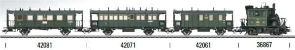 K.Bay.Sts.B. Type PpostL Postal and Baggage Car, Era I