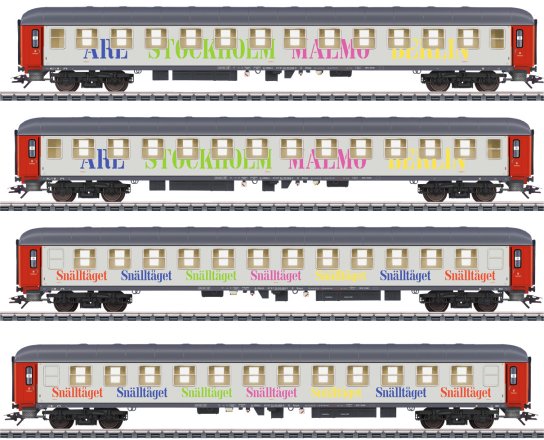 SJ Snalltaget Passenger 4-Car Set, Era VI