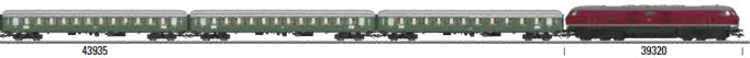 D96 Isar-Rhone Express Train Passenger 3-Car Set #1