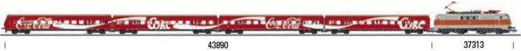 DB AG S-Bahn Passenger 4-Car Set with Coca Cola? Advertising, Era V