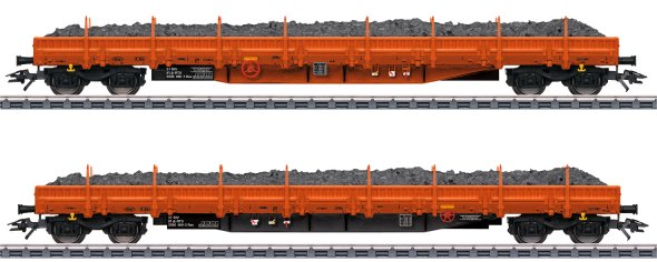 RTS Ballast Transport Low Side 2-Car Set, Era VI